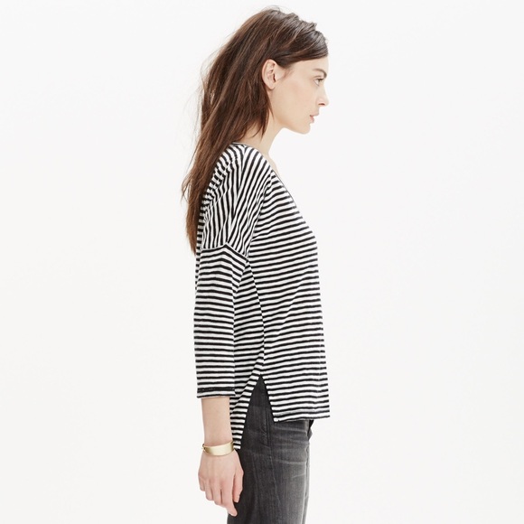 Madewell Lightweight Striped Sweater - Picture 5 of 5